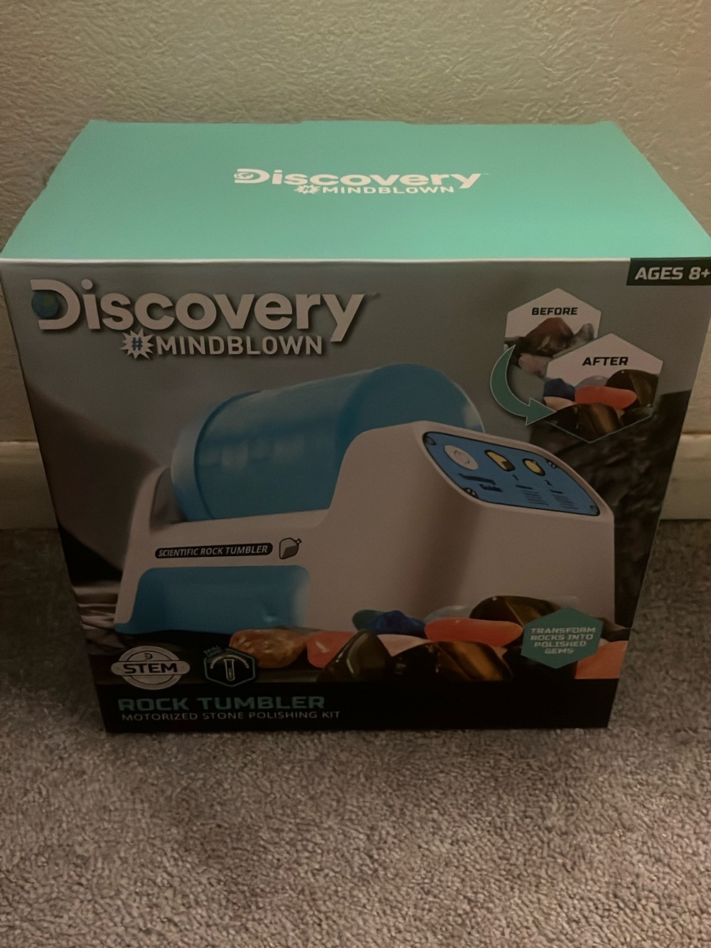Discovery mind blown rock rumbler complete kit